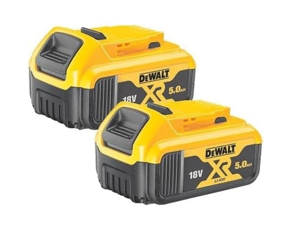 DeWalt Kit di avviamento a batteria 2 batterie da 5 Ah 18 Volt DCB184P2-XJ