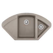 Lavello Elleci Incasso Easy CORNER Granitek Grigio Tortora LGYCOR43