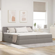 Letto con contenitore e LED con led Talpa 200 x 200 cm Tessuto 3371295