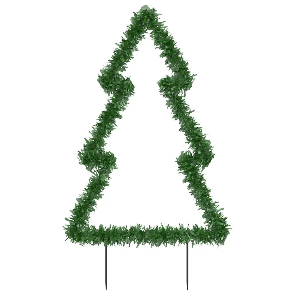 Decorazione Luminosa Natale Picchetti Terra Albero 115 LED-Luci decorative natalizie 90cm