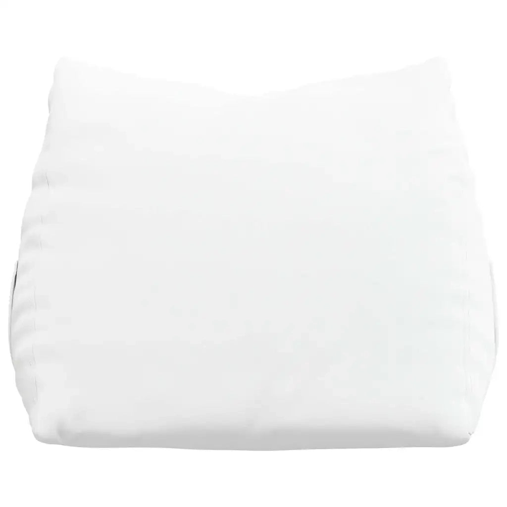 Cuscino per Schiena Bianco 60 x 20 x 50 cm Tessuto