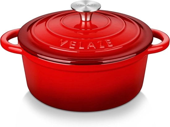 Piatto da cottura in acciaio inossidabile con coperchio - Ideale per induzione, cottura e stufato - 20 cm