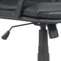 Comfort - sedia da ufficio in pu+pp e nylon nero