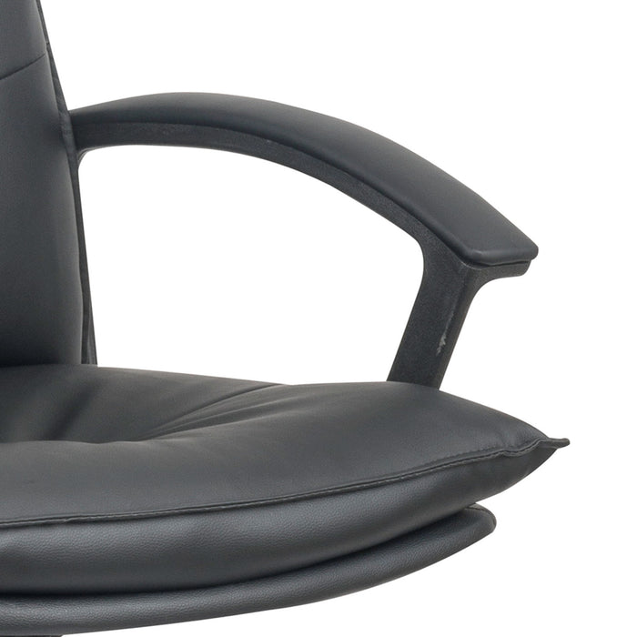 Comfort - sedia da ufficio in pu+pp e nylon nero