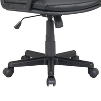 Comfort - sedia da ufficio in pu+pp e nylon nero