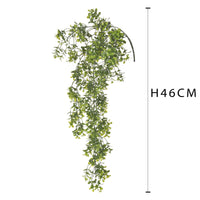 Set 3 Bossi/Buxus Artificiale Pendente Altezza 46 cm Verde