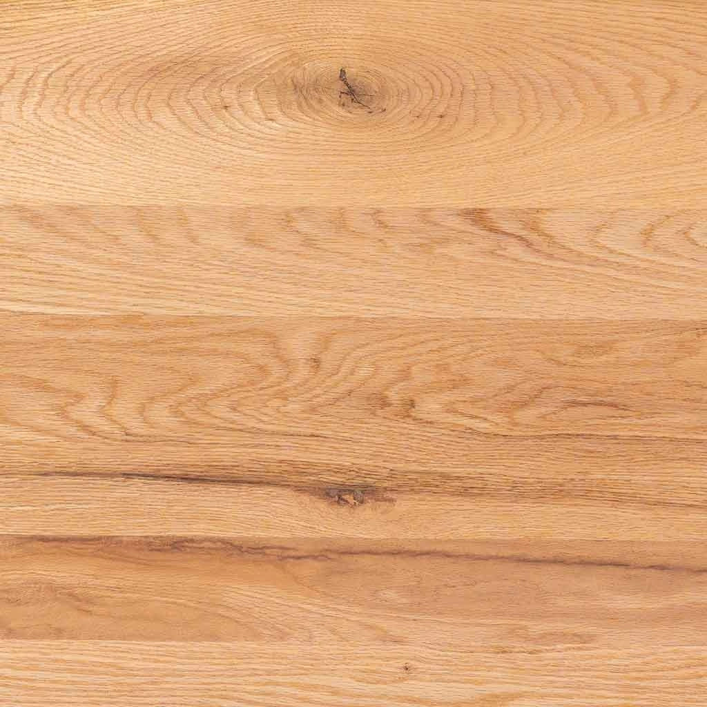 Tavolo da pranzo in legno marrone e nero 200x100x76h cm