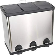 Contenitore di Rifiuti 60 Litri - Pala da Pulito 60 Litri - Contenitore per Rifiuti 60 Litri - 3 x 20L