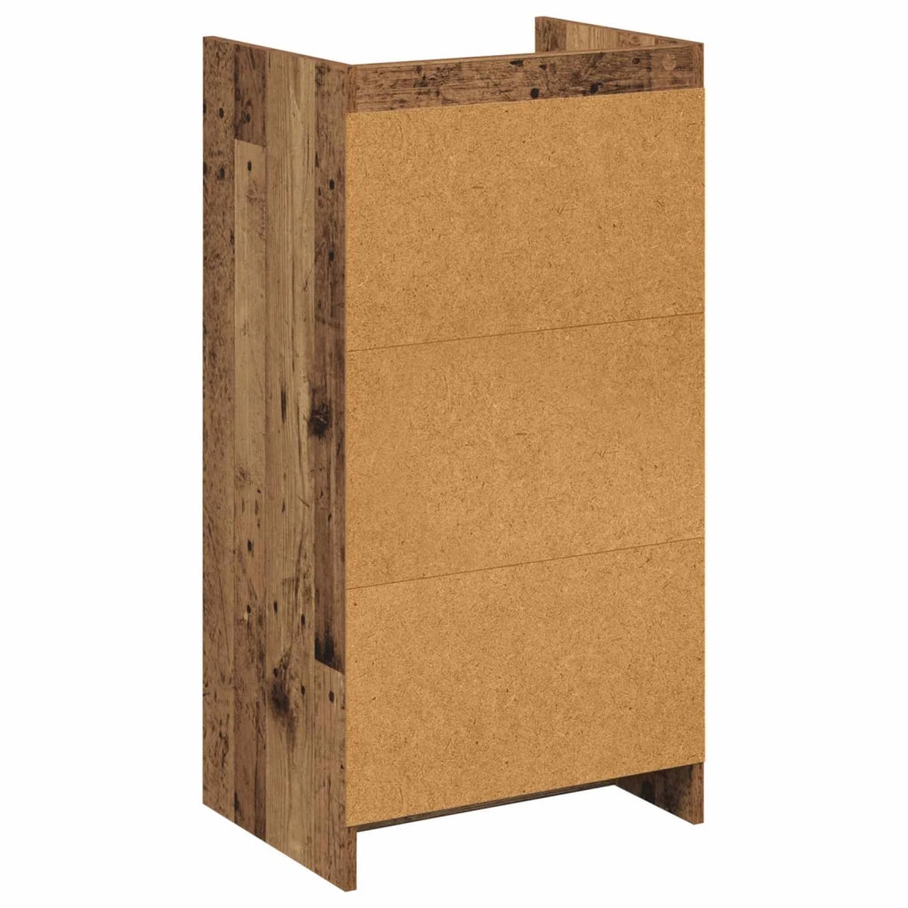 Mobile per scarpe con cassetto Legno antico 48 x 36 x 92 cm 8011353
