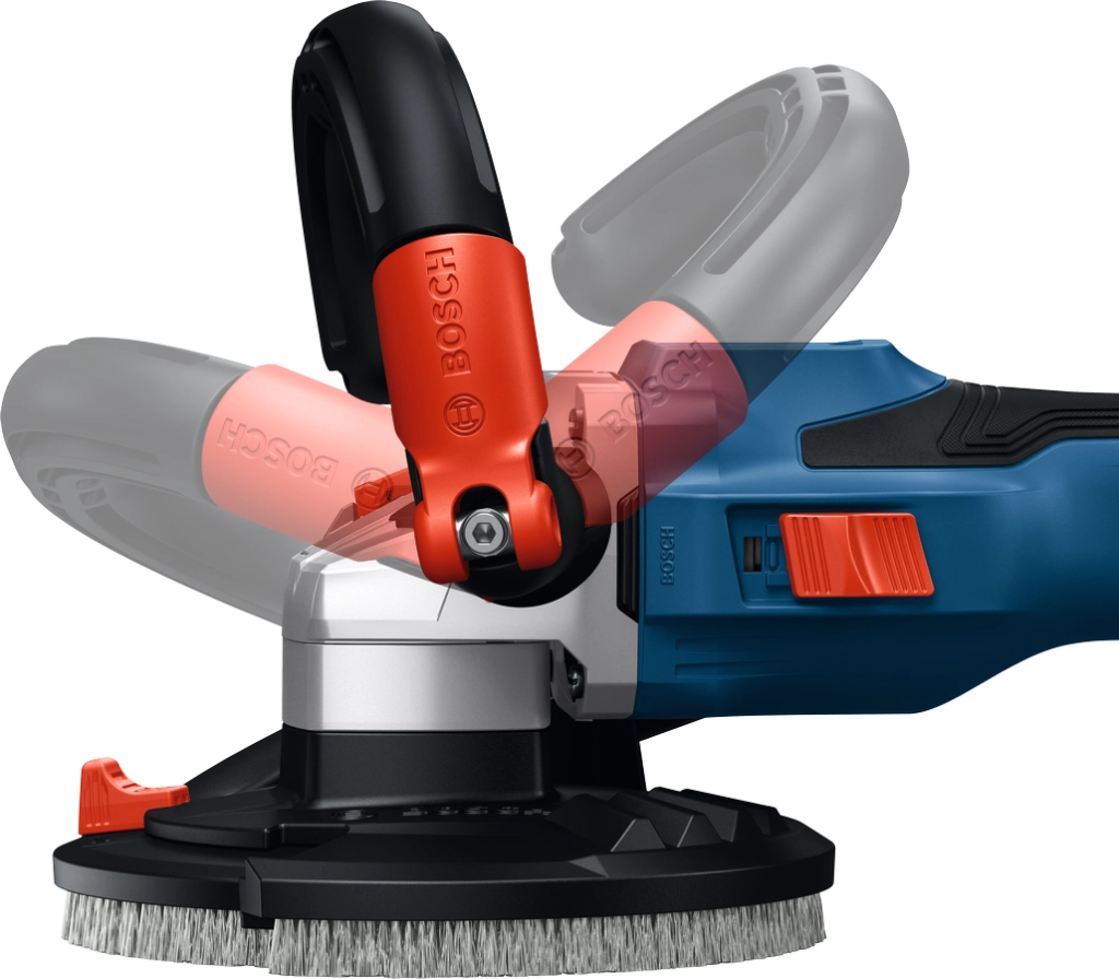 Bosch GBR 18V-15 S – Levigatrice per Calcestruzzo 18 V, 125 mm, brushless, naked