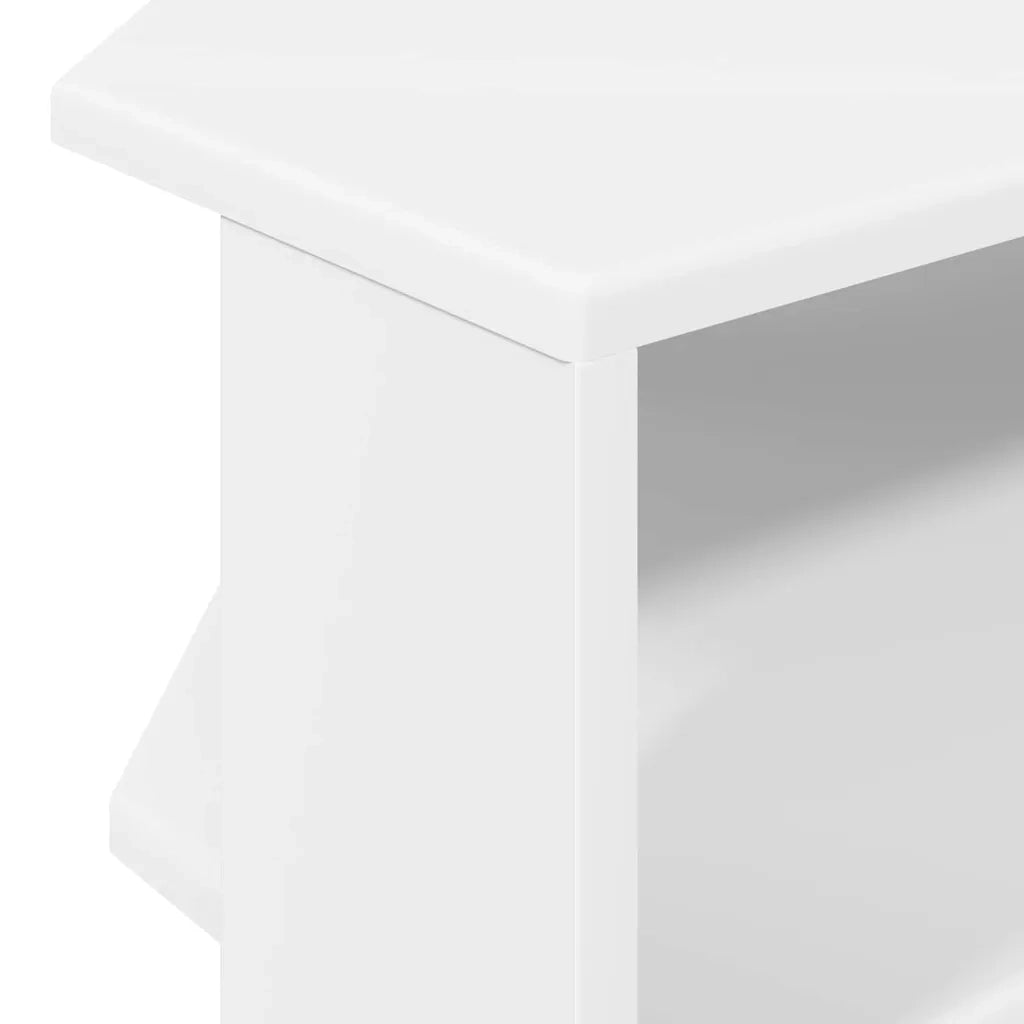 MobileTVAngolare Bianco 102x40,5x45cm Legno multistrato
