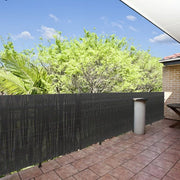 Schermo per giardino in PVC da 1,4x3m per privacy - separazione per giardino e schermo per balcone da 1,4x3m in grigio