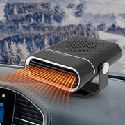 Accessori per auto - Ventilatore di riscaldamento elettrico - Ventilatore di raffreddamento portatile - Disidratatore - Ontdooier - Accessori per auto - Inverno - Estate - 24 V - Nero - 14 x 10 x 8 cm