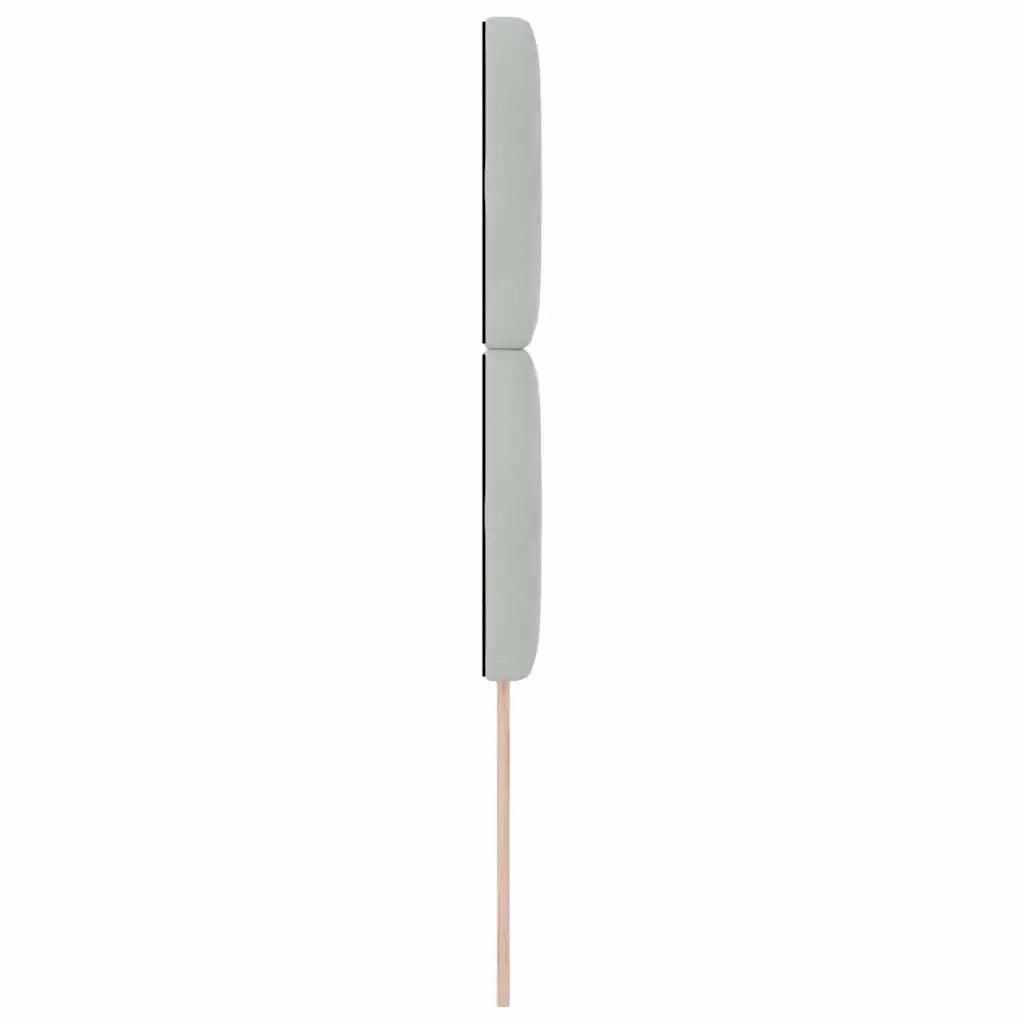Testiera LED con testiera Grigio chiaro 80 cm Poliestere 3338348