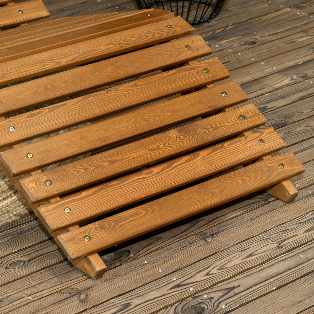 Sdraio terrazza da giardino sdraio da giardino per balcone piscina fino a 120 kg teak massiccio 66x170x77cm