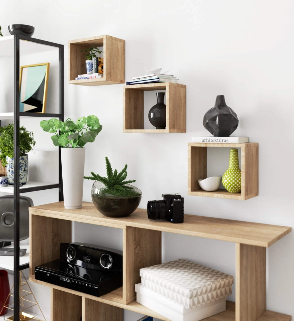 Mensola a muro AKORD K25 Sonoma Quercia 25 cm 25x15x25 cm