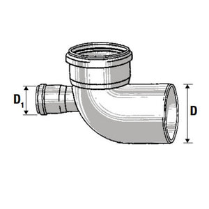 Curva wc htsb d.110 1 attacco po steriore d.40 b08lr32zwd
