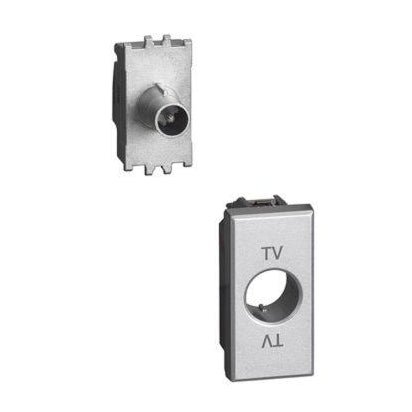 Presa Tv e Sat Bticino Axolute Passante 14db Connettore Maschio H4202P14