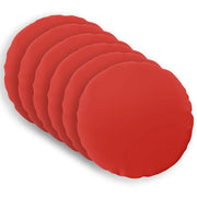 Federa 6 pcs HEERLEN Rosso Ø 50 cm Poliestere 922690