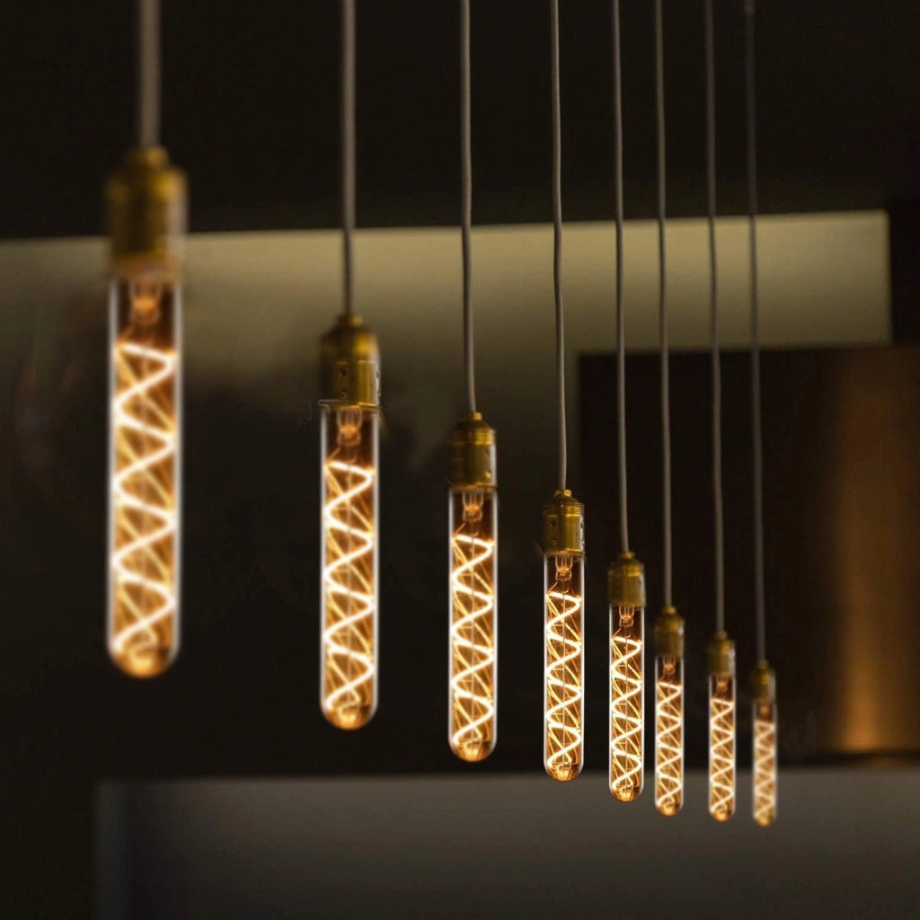 ZMH Lampadina LED Edison tubolare vintage E27 4W bianco caldo