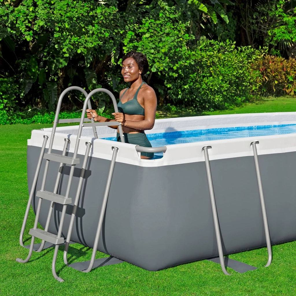 Set piscina fuori terra Steel Pro Max da 404x201x100 cm