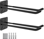 Organizzatore di attrezzi per parete per organizzatore di garage o capannone - Sostegno per attrezzi pesante per parete - Rastrelliera per attrezzi per parete per capannone - Larghezza 32 cm - Carico: 80KG/Elenco