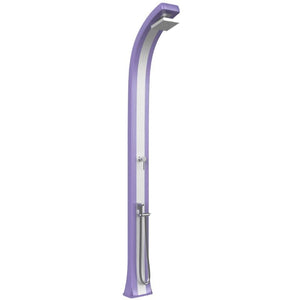 Doccia Tradizionale In Polietilene Spring Plus Con Miscelatore E Doccetta Mobile Colore Viola/Inox Cv-B145/4005-I