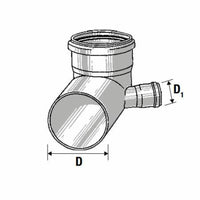 Curva wc htsb d.110 1 attacco si nistro d.40 b07wr1qt8h