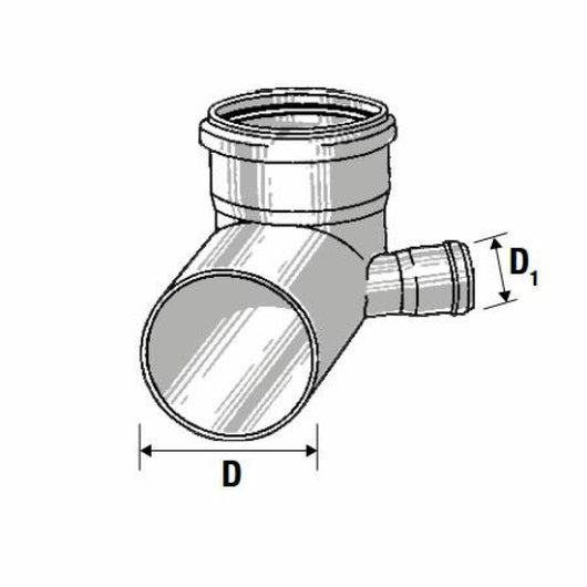 Curva wc htsb d.110 1 attacco si nistro d.40 b07wr1qt8h