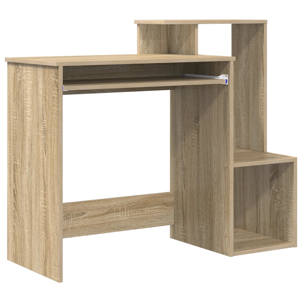 Scrivania in Roverella Roverella MDF con impiallacciatura in rovere
