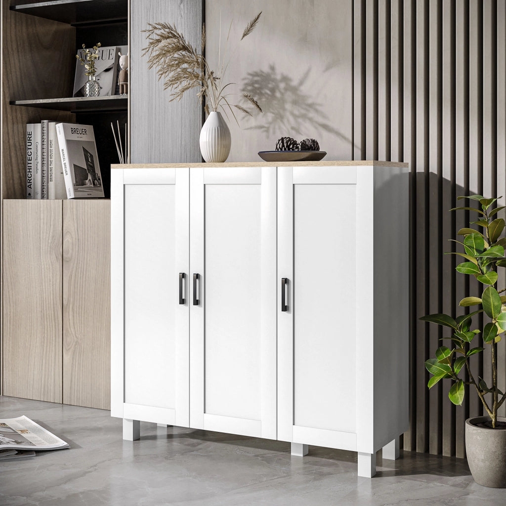 Credenza ¨C zephmum ¨C Bianco 90x30x90 cm
