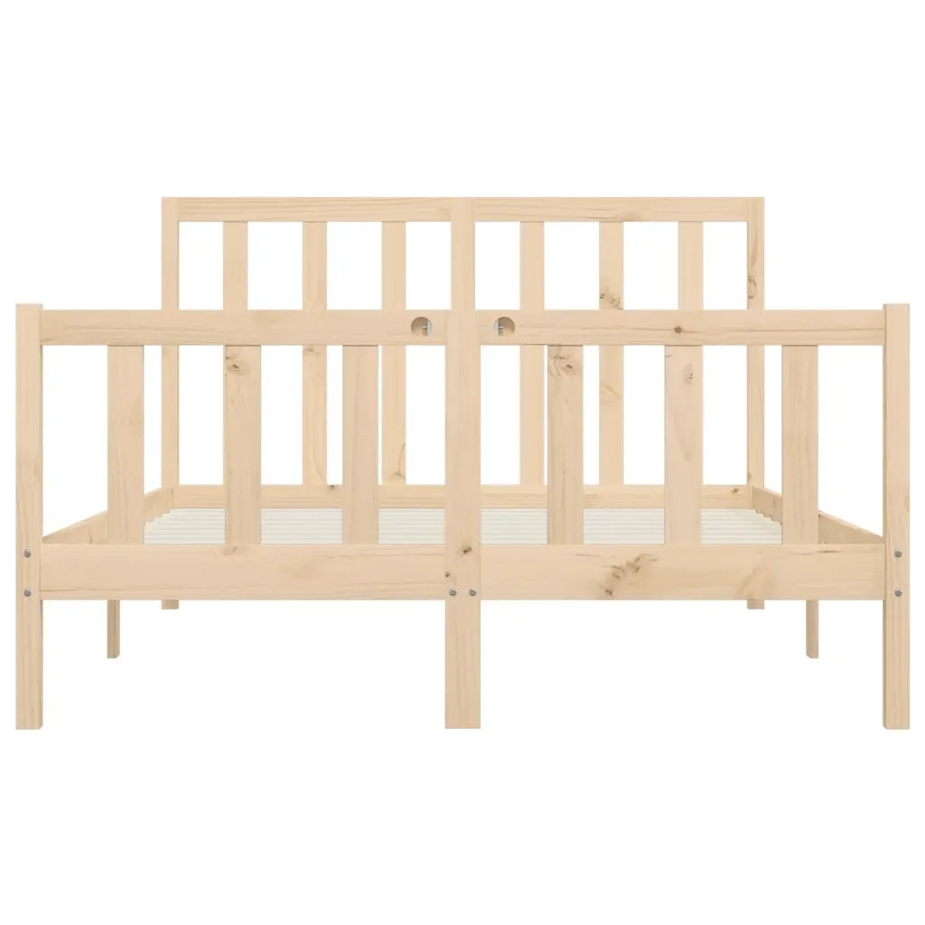 Giroletto-Struttura Letto in Legno Massello 160x200 cm 241978