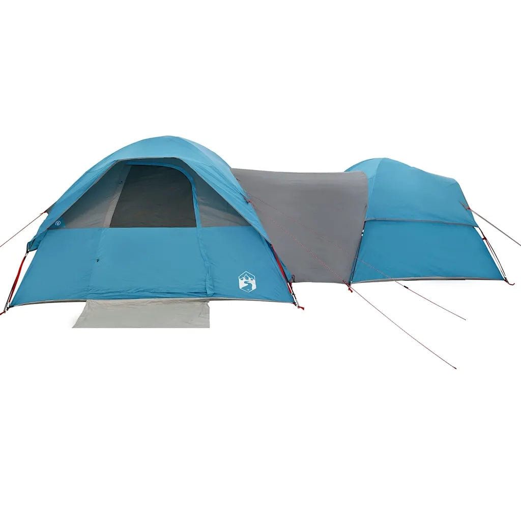 Tenda da Campeggio per 5 Persone-Tenda per Famiglie Blu Impermeabile 991204