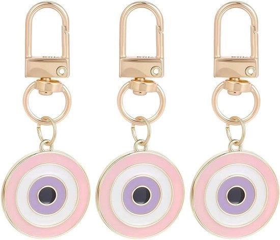 Hanger per Tas e Portafoglio con Snap Haken e Opknoping in Alluminio - Ornamento per Chiave con Hanger Rotativo - Set da 3 Pezzi