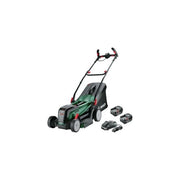 Bosch 06008B9E00 UniversalRotak Tagliaerba a spinta Batteria 2x18V 37 cm 550 m² colore Nero Verde