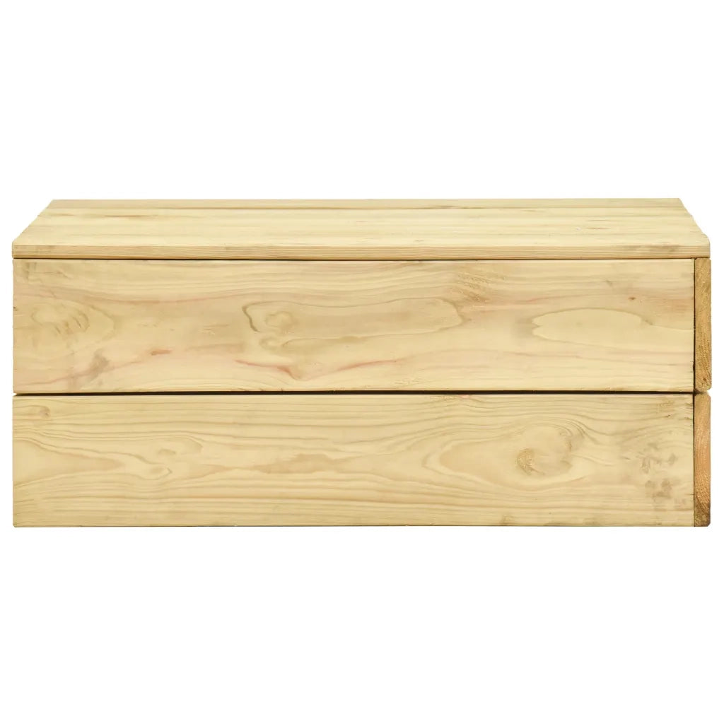 Set Divani da Giardino 2 pz in Legno di Pino Impregnato 3053197