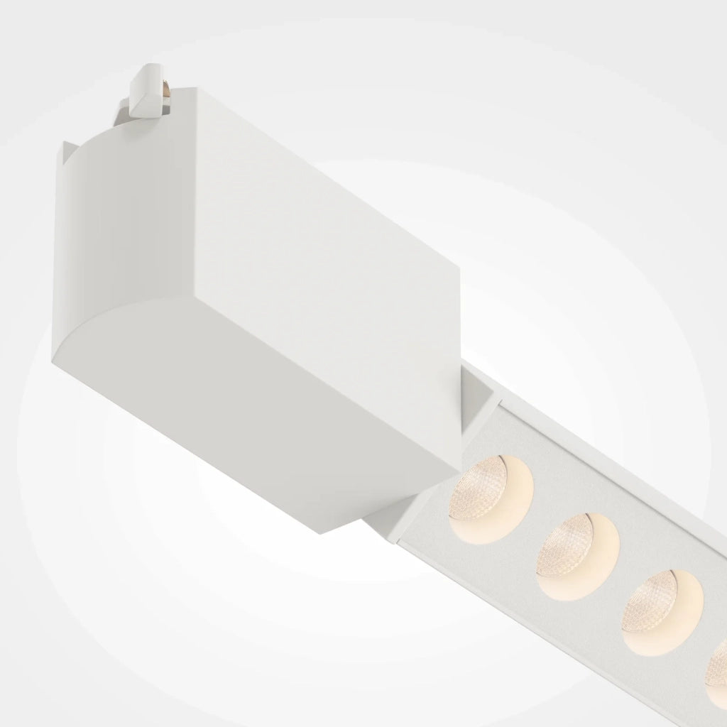 Maytoni Faretto moderno UNITY Points Rot 1 luce LED integrato bianco alluminio