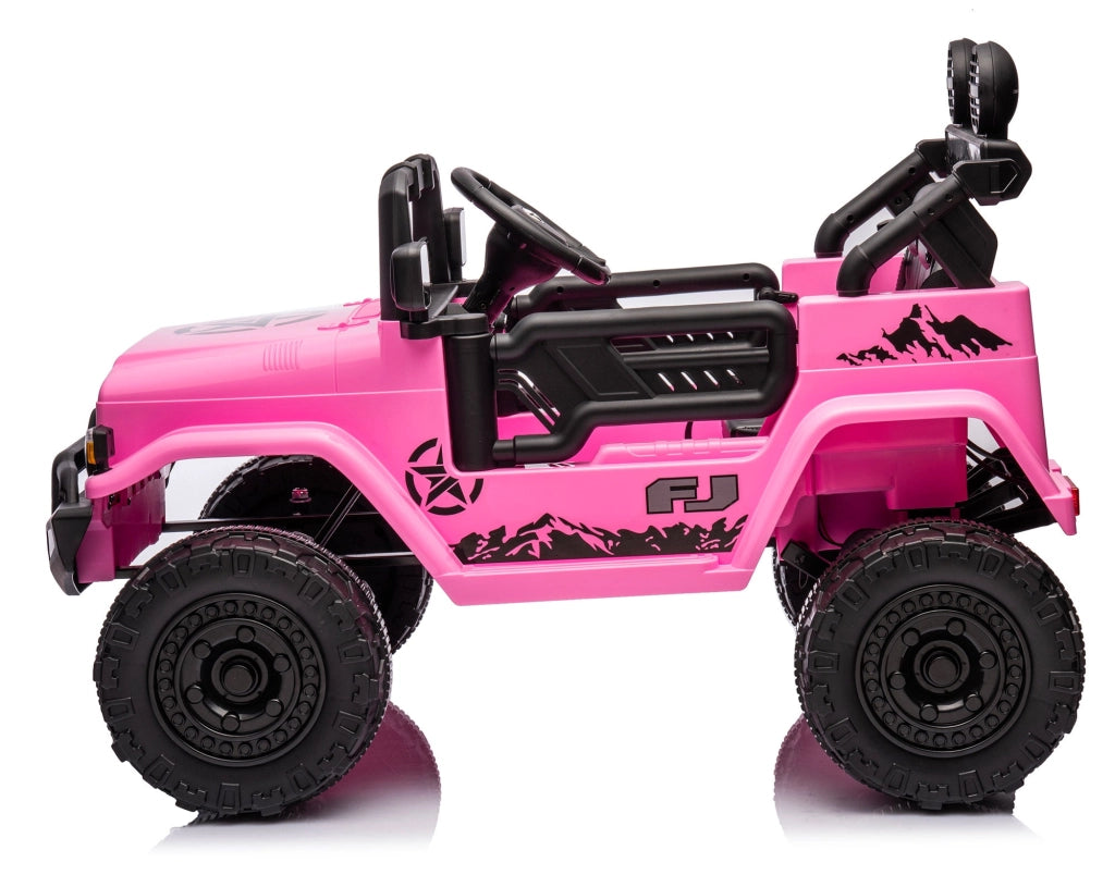 Macchina Elettrica per Bambini 12V Toyota Cruiser Rosa