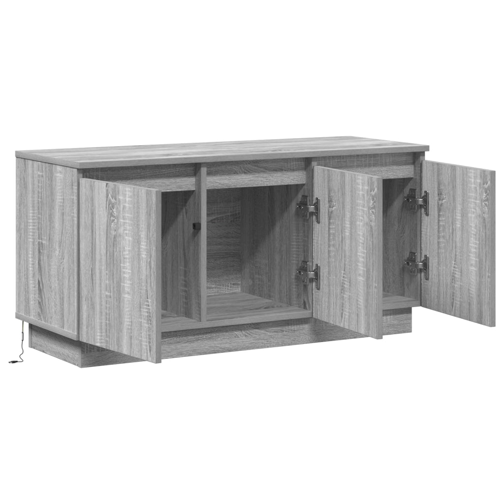 Mobile TV Grigio Sonoma 100x38x49 cm Legno ingegnerizzato