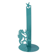 Portascottex metallo cavalluccio verde acqua tondo cm ø15h33
