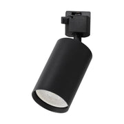 Faretto su binario 1 circuito orientabile nero GU10 10W