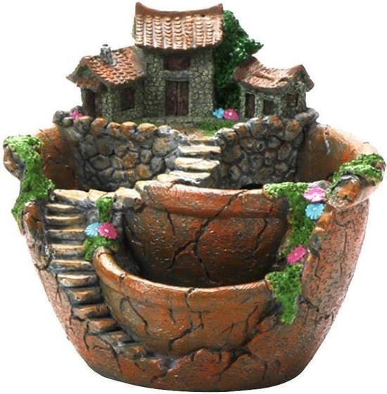 Pianta ornamentale in cera - piante grasse - miniatura di casa - decorazione giardino