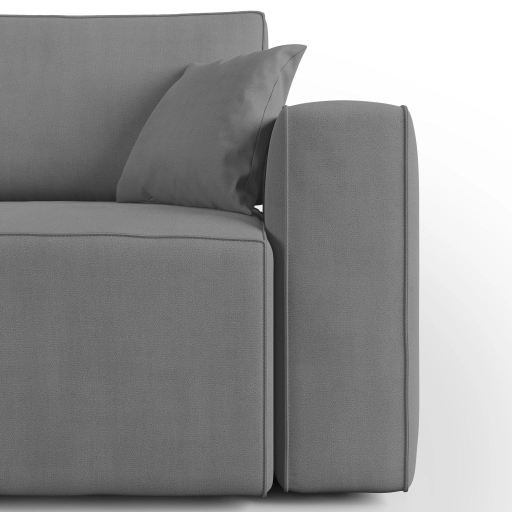 Morfeo Divano in tessuto impermeabile 215 cm grigio