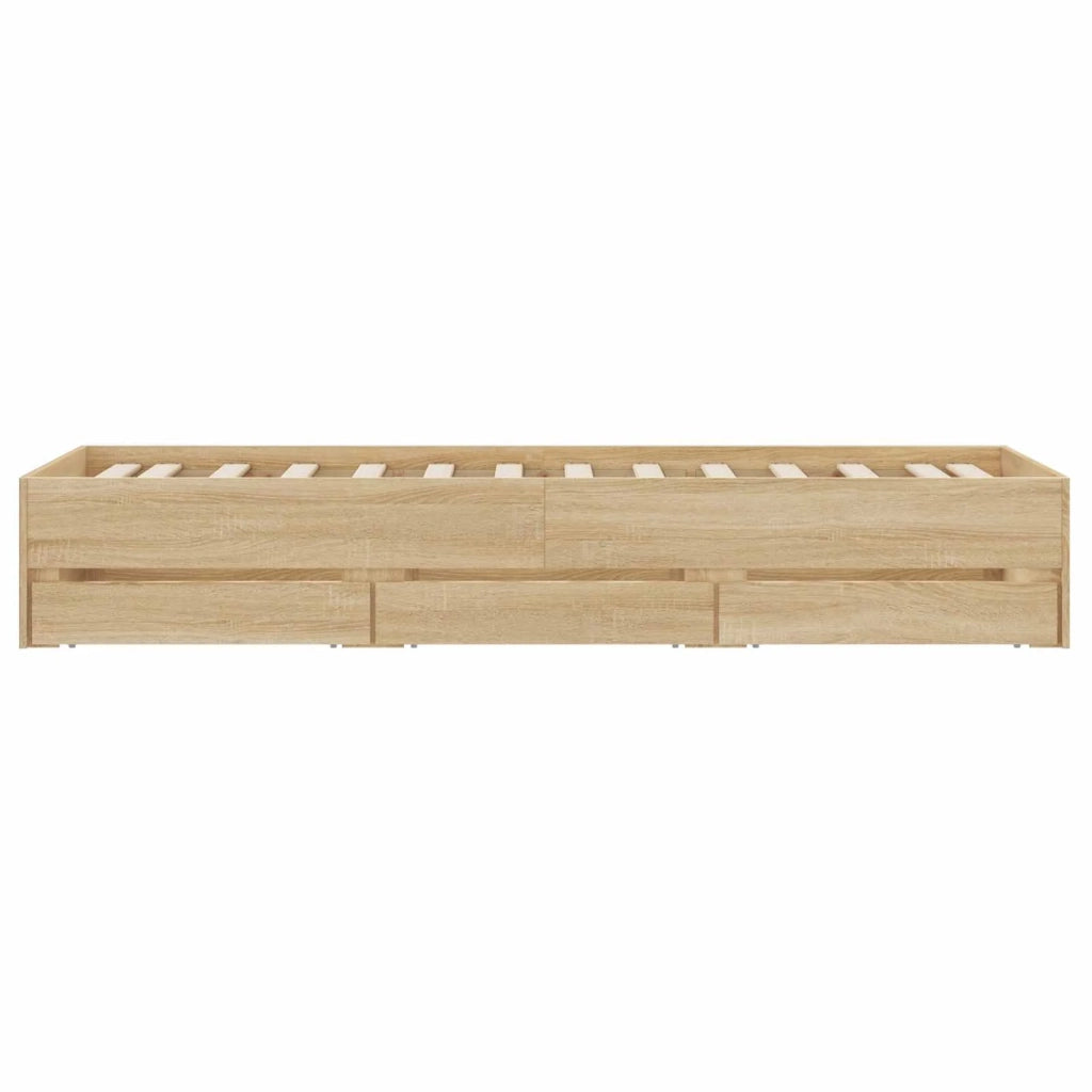 Telaio del letto con storage Rovere Sonoma 80 x 200 cm 3429606