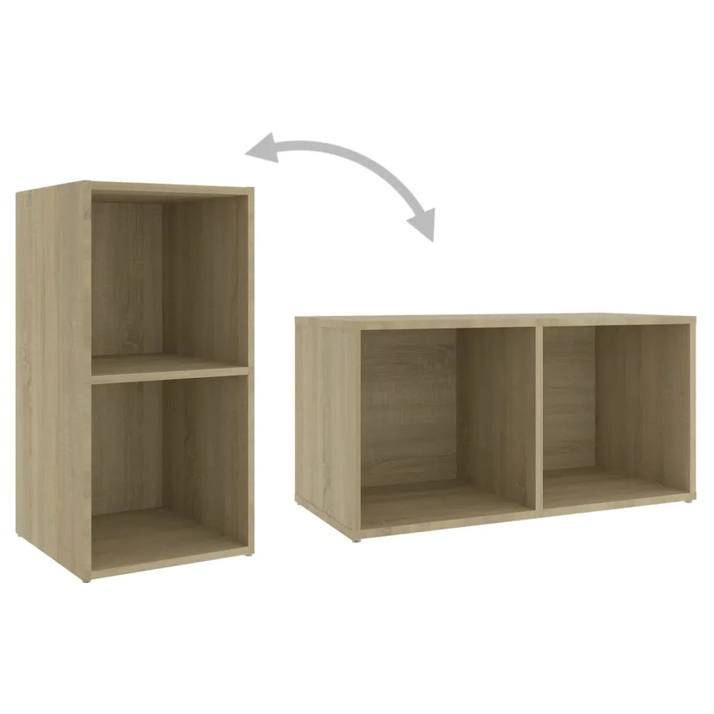 Set Mobile TV 8 pz Rovere Sonoma in Legno Multistrato 3080063