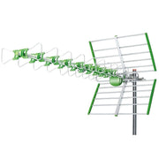 Trade Shop - Antenna Tv Esterna Digitale Uhf Dvb-t Dvt-t2 Dtt Tnt 24 Elementi 38dbi Li-38b -