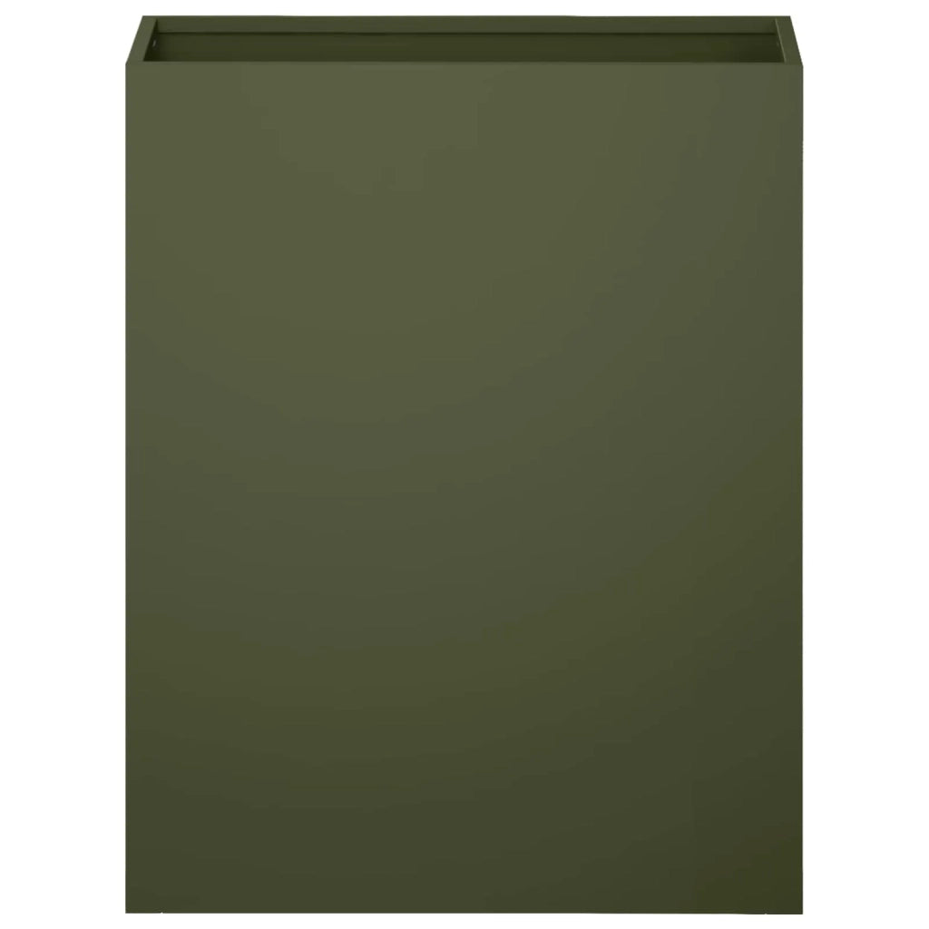 Vaso da giardino 2 pz Verde Oliva 40 x 20 x 40 cm 8005407