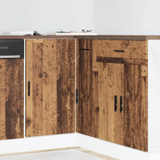 Mobile Base Lavello "Lyon"-Armadietto da bagno Legno Antico in Legno Multistrato
