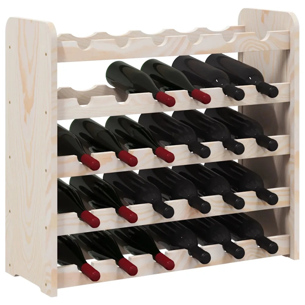 Portavini 67,5x25x60 cm in Legno Massello di Pino 4007557