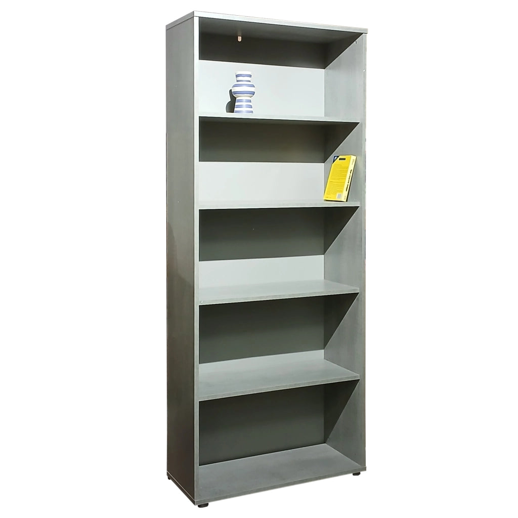 LIBRERIA OMEGA A GIORNO 79X34XH189CM CEMENTO.